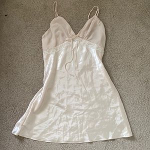 Pink satin dress/nightgown